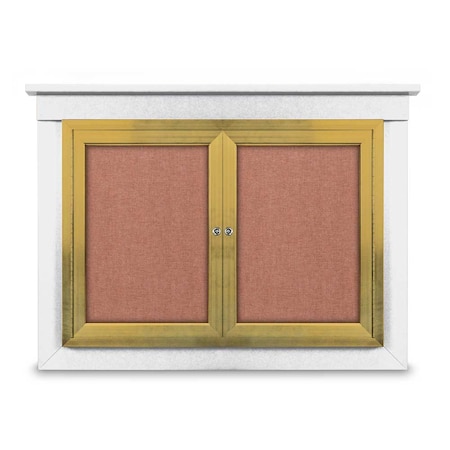 United Visual Products Letterboard, Burgundy/Walnut UV2624O-WALNUT-BURGUN